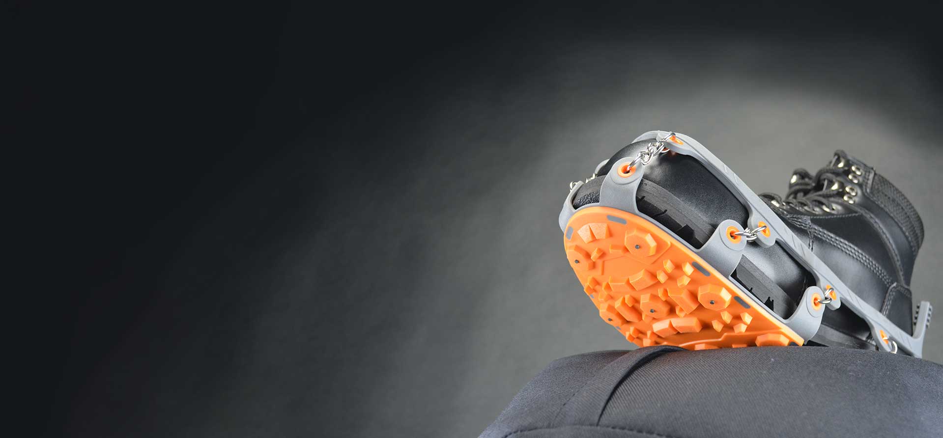 Industrial ice cleats for workplace winter safety